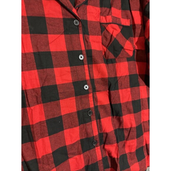 Wondershop Target Women’s Sleepwear Long Sleeve Plaid Buffalo Red 3XL - Picture 3 of 5